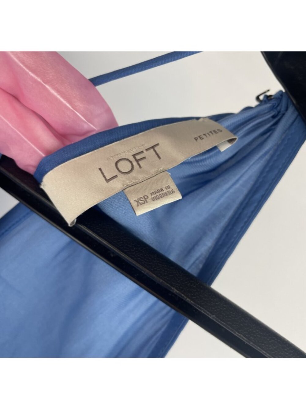 LOFT Blue Maxi Dress – Boho Beach Style – Women’s Size XSP – Sleeveless Pull-On - Picture 4 of 5